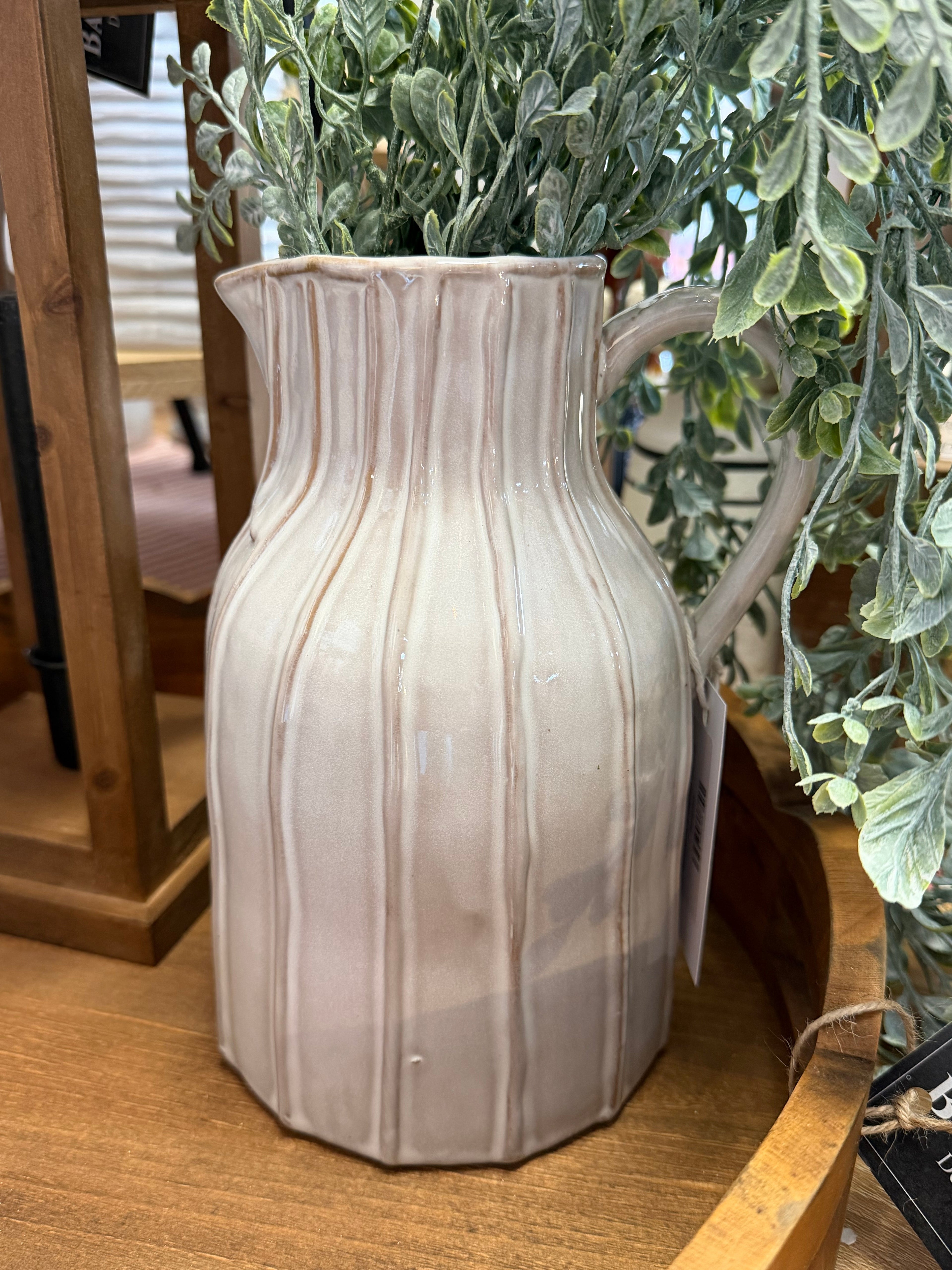 Week 1 - Stoneware Glazed Pitcher