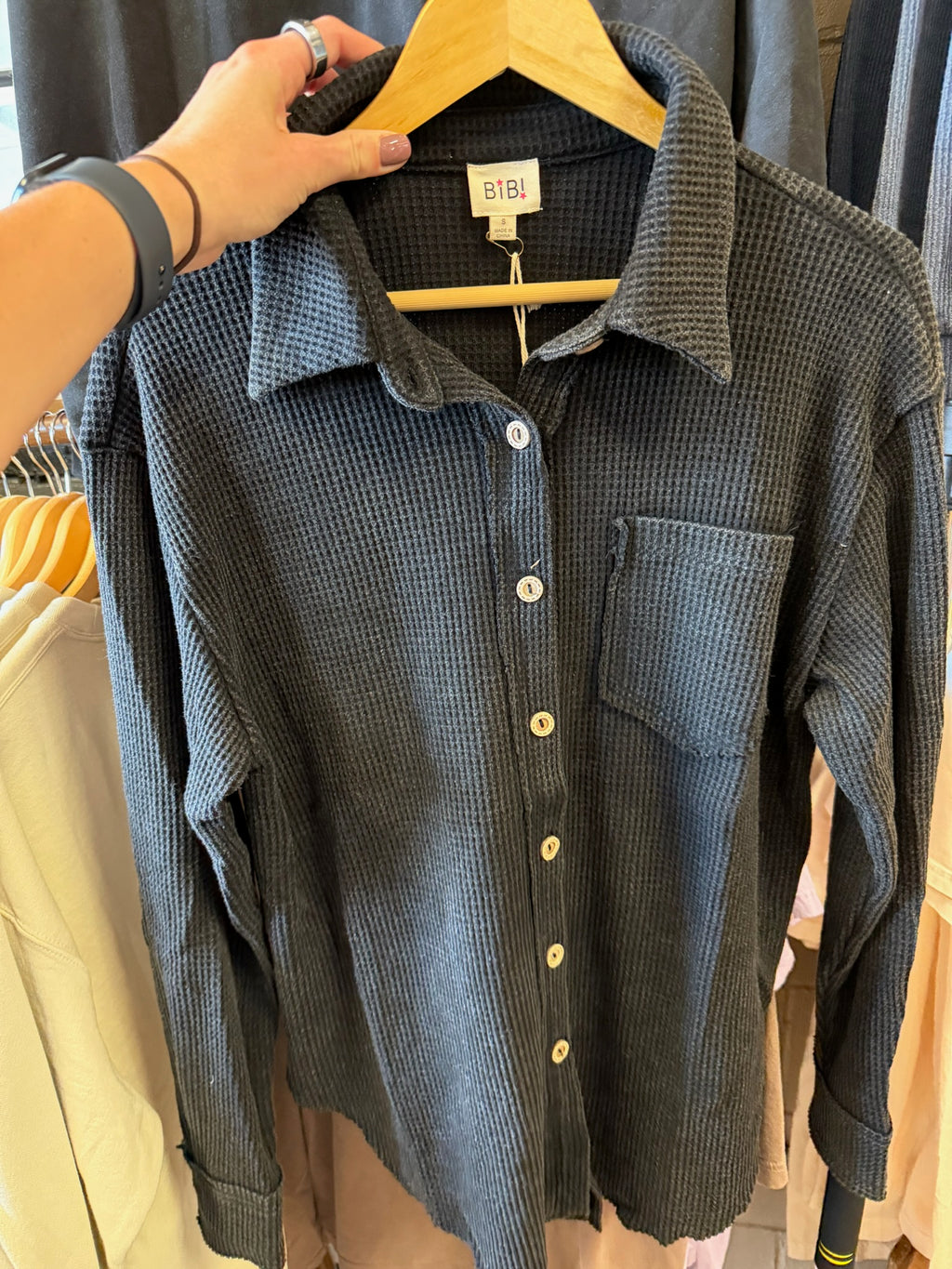 Black Charcoal Shacket