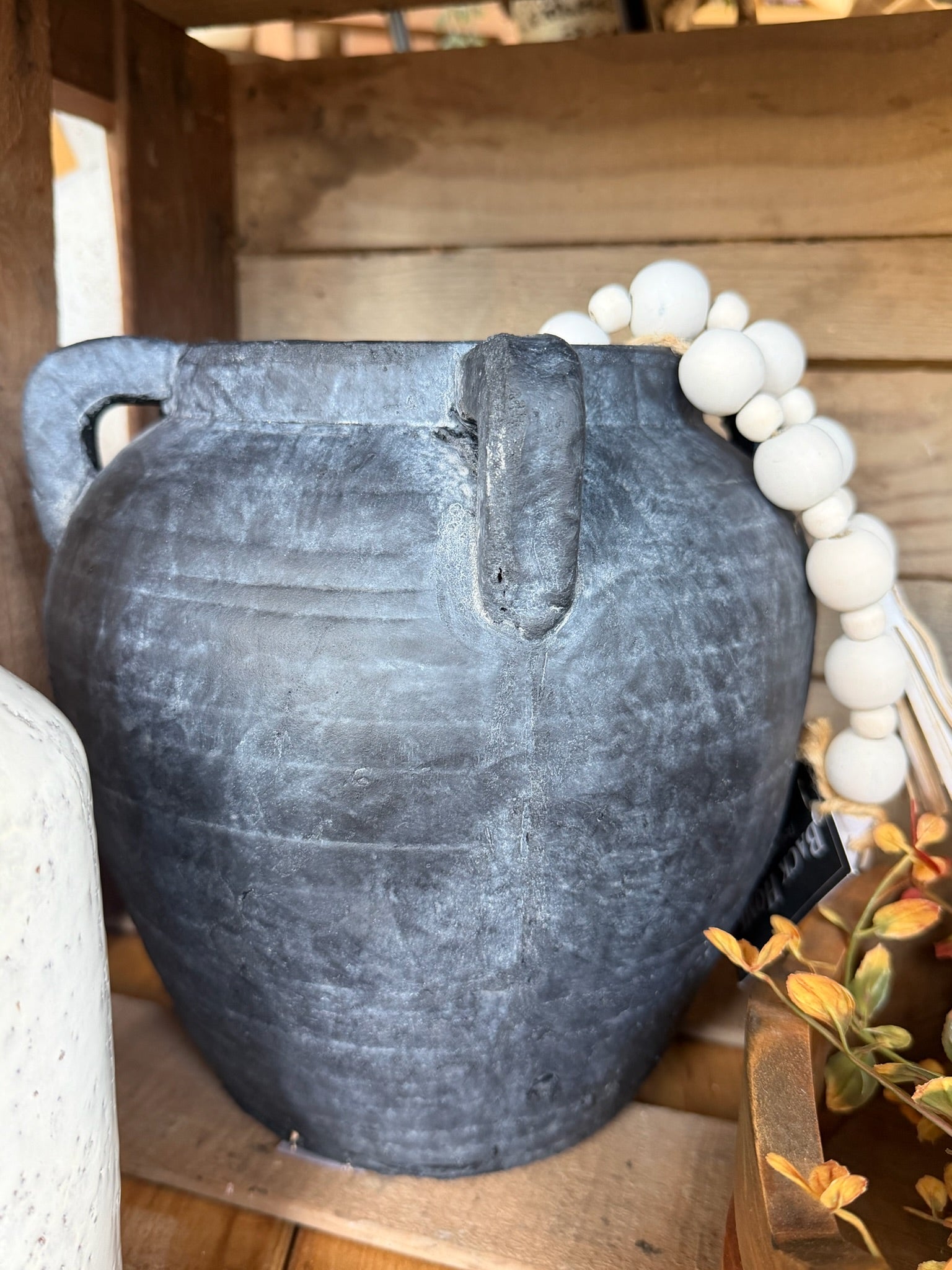 Charcoal Handle Vase