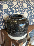 Black Stoneware Vase