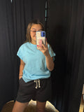 Black Drawstring Shorts