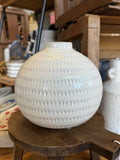 Pixie White Ceramic Vase