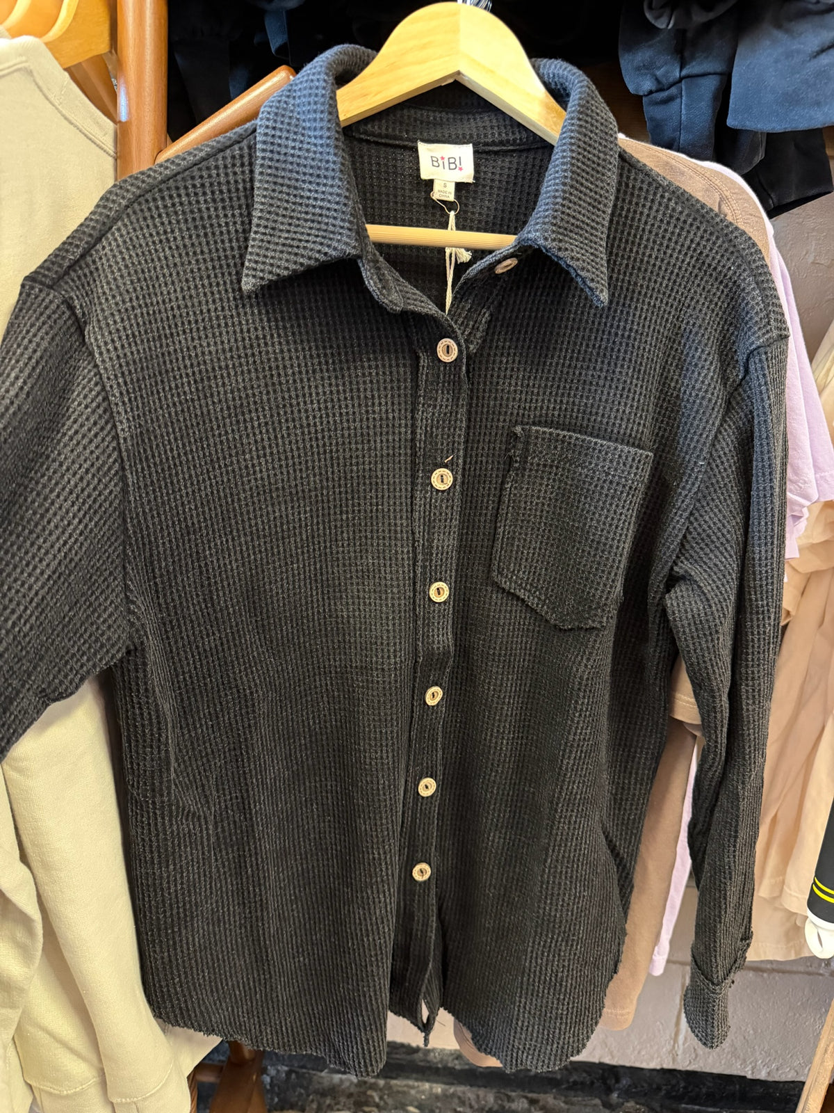 Black Charcoal Shacket