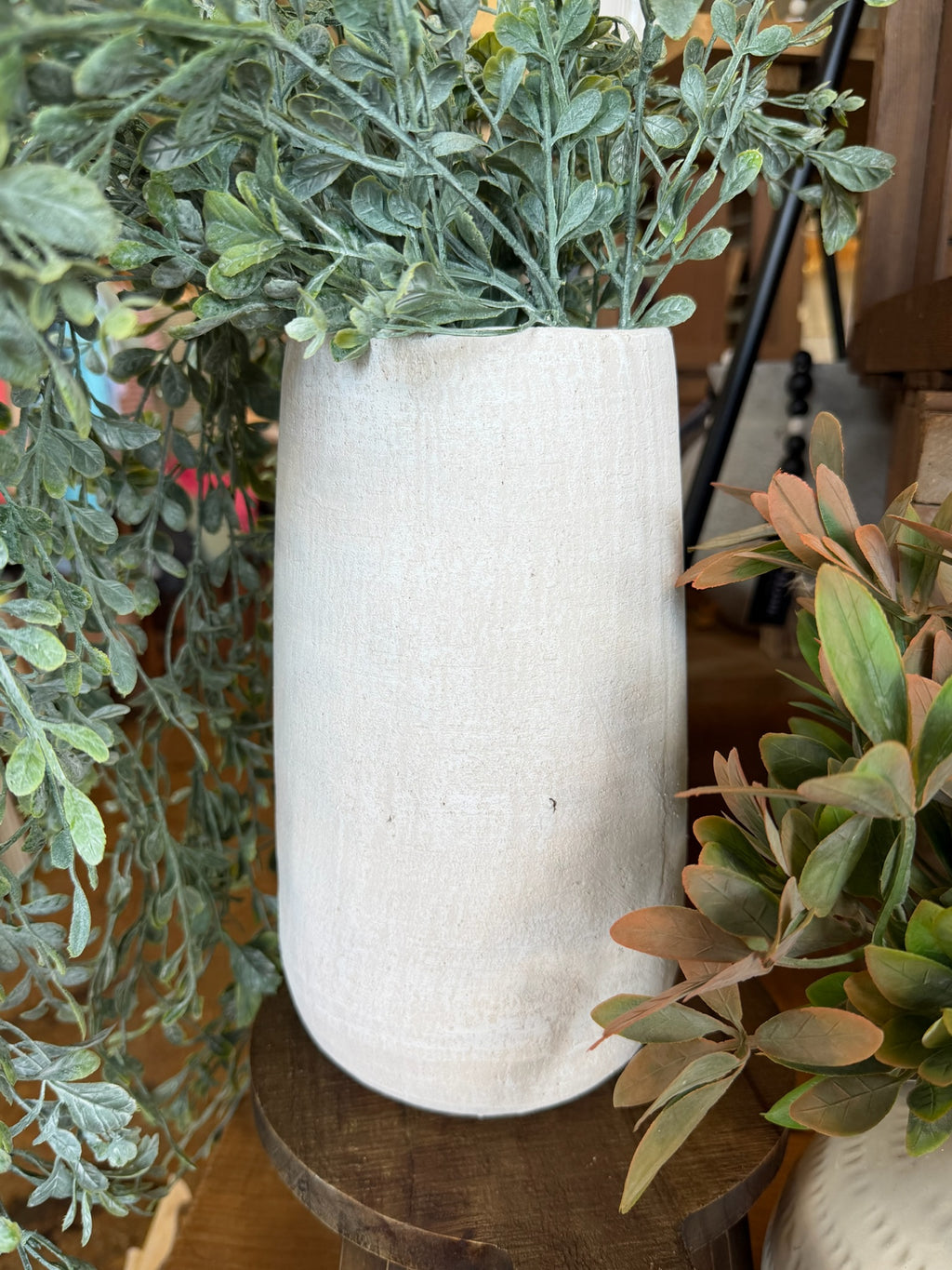 White Studio Vase
