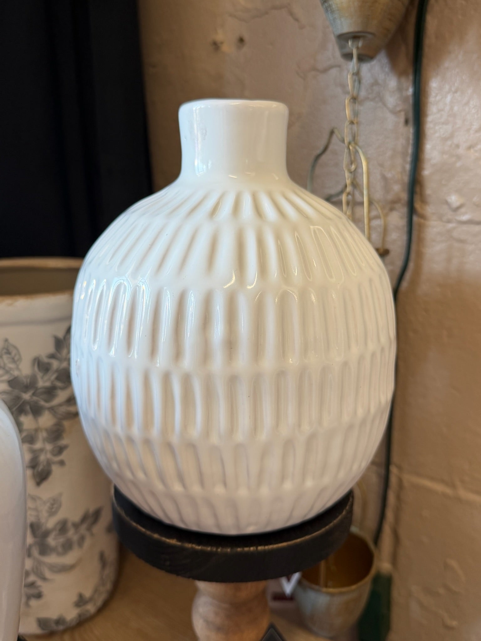 Paulie White Vase