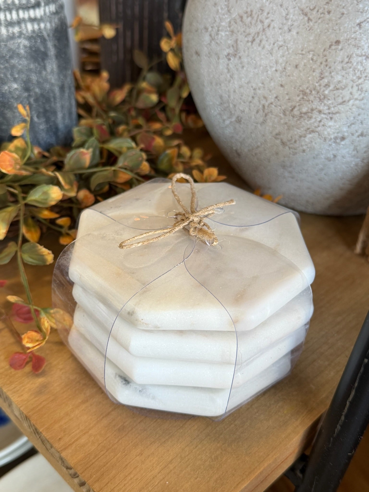 Marble Octagon Coasters