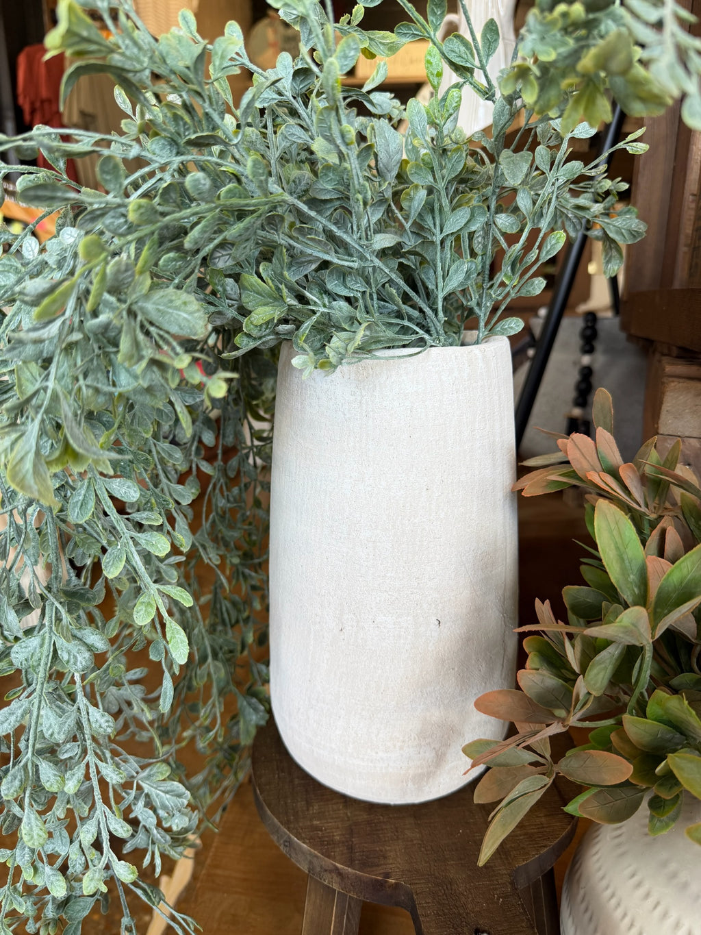 White Studio Vase