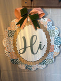 HI Scalloped Sign