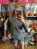 3 Ghost Embroidered Sweatshirt