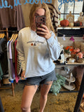 Spooky Season Embroidered Sweatshirt