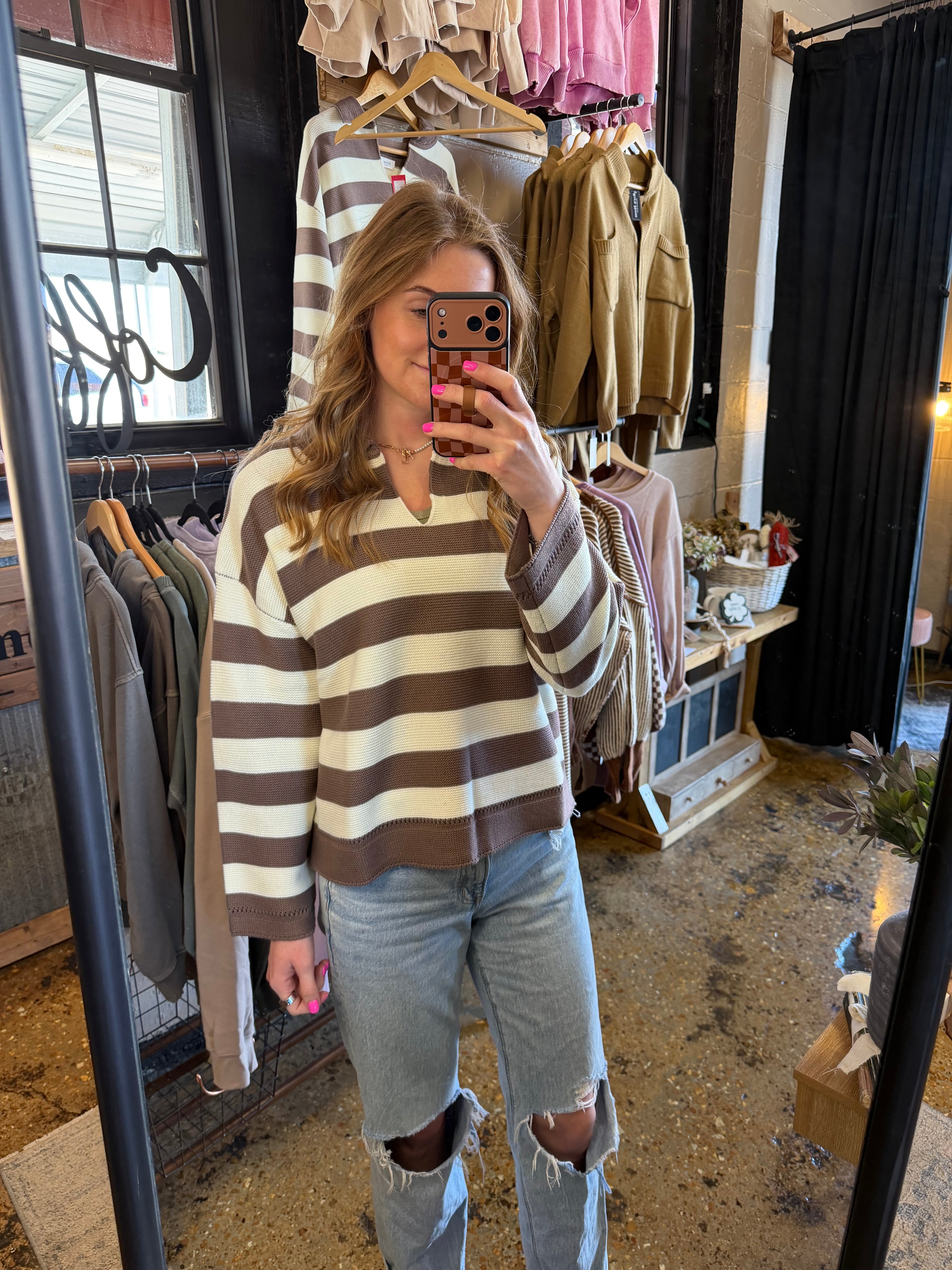 Coco Striped Pullover