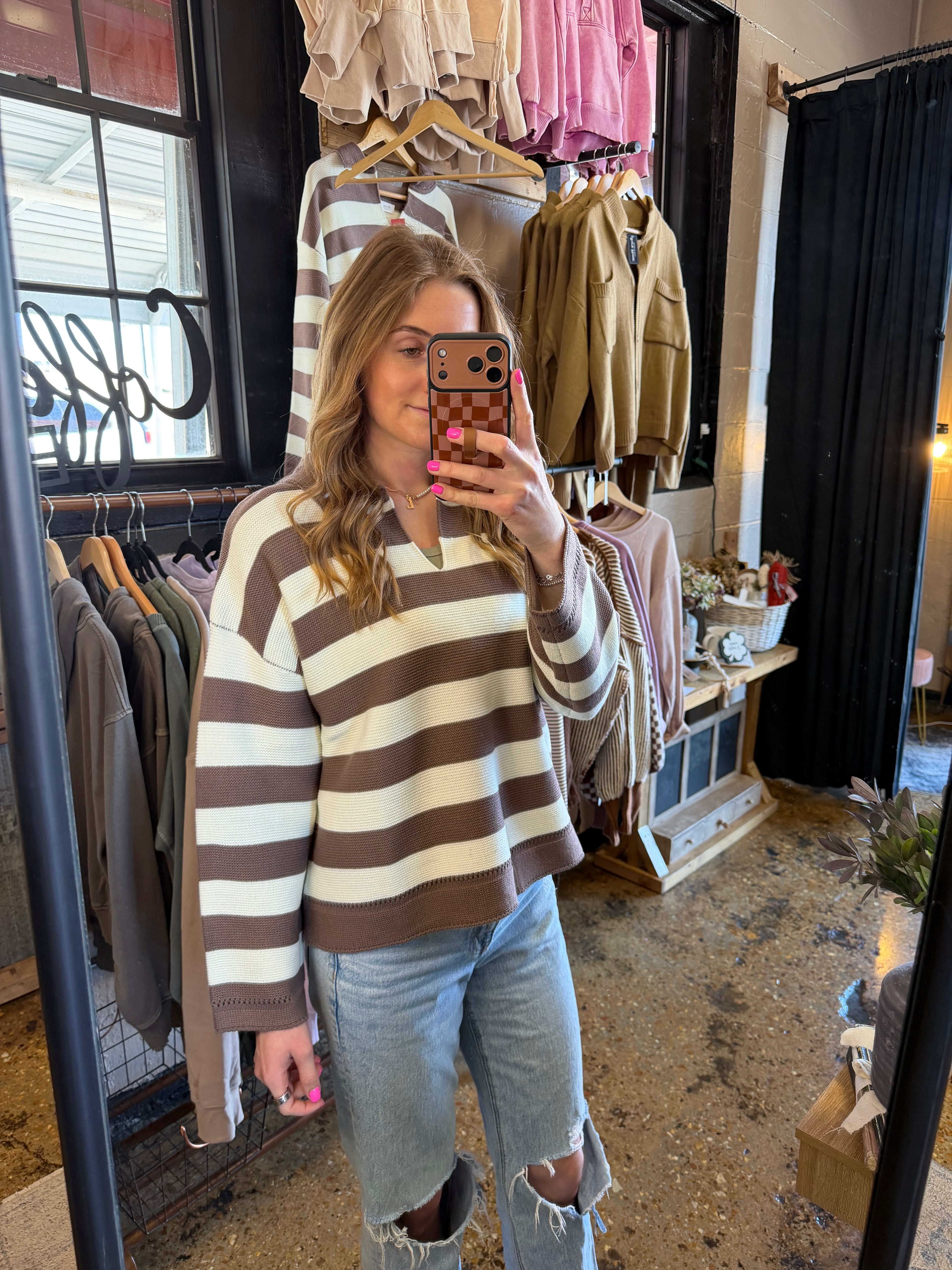 Coco Striped Pullover