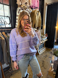 Lilac Striped Sweater