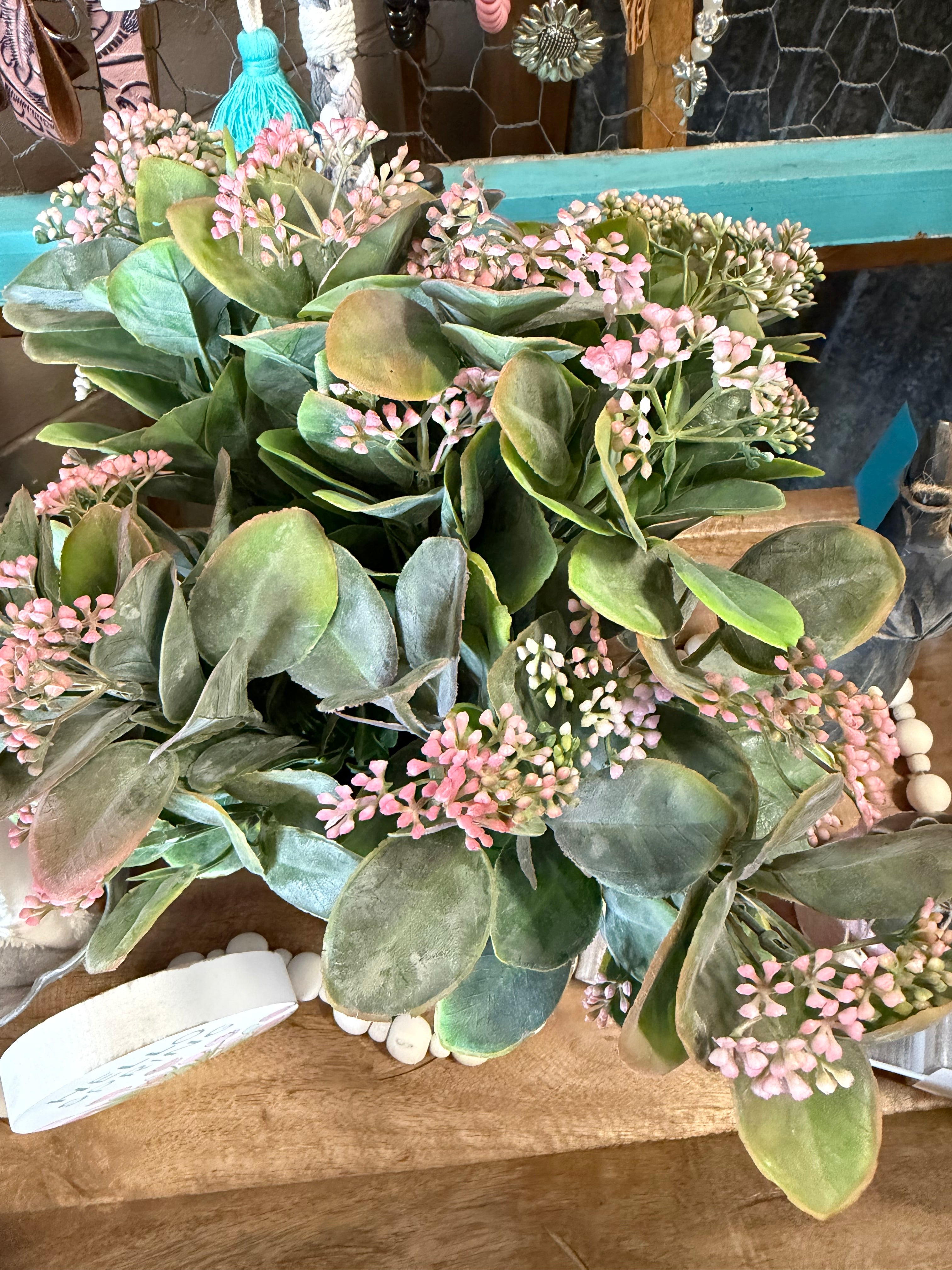 Greenery w/ Pink Buds
