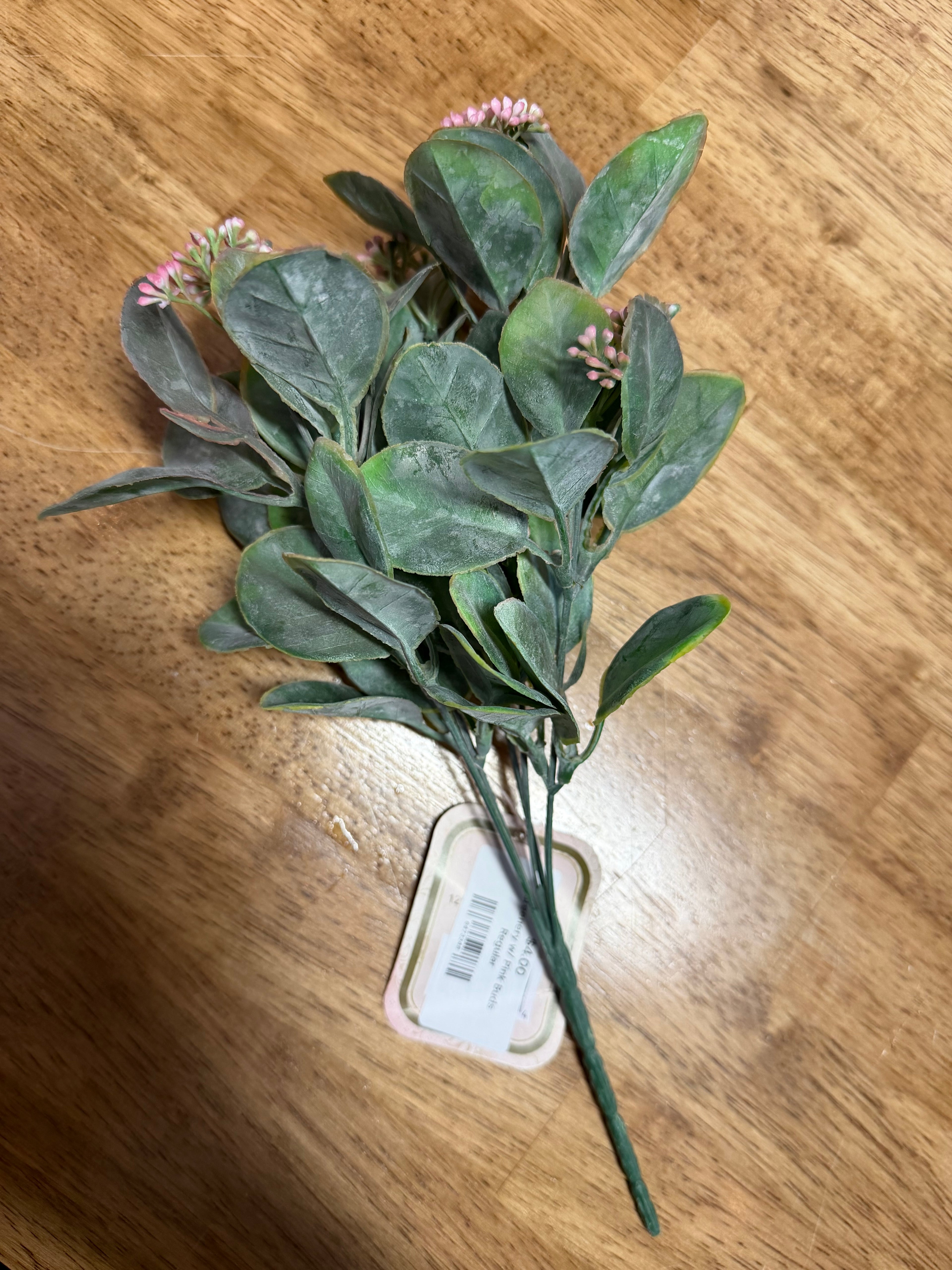 Greenery w/ Pink Buds