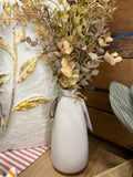 6.75" White Bud Vase