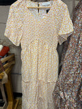 Yellow Belted Dress
