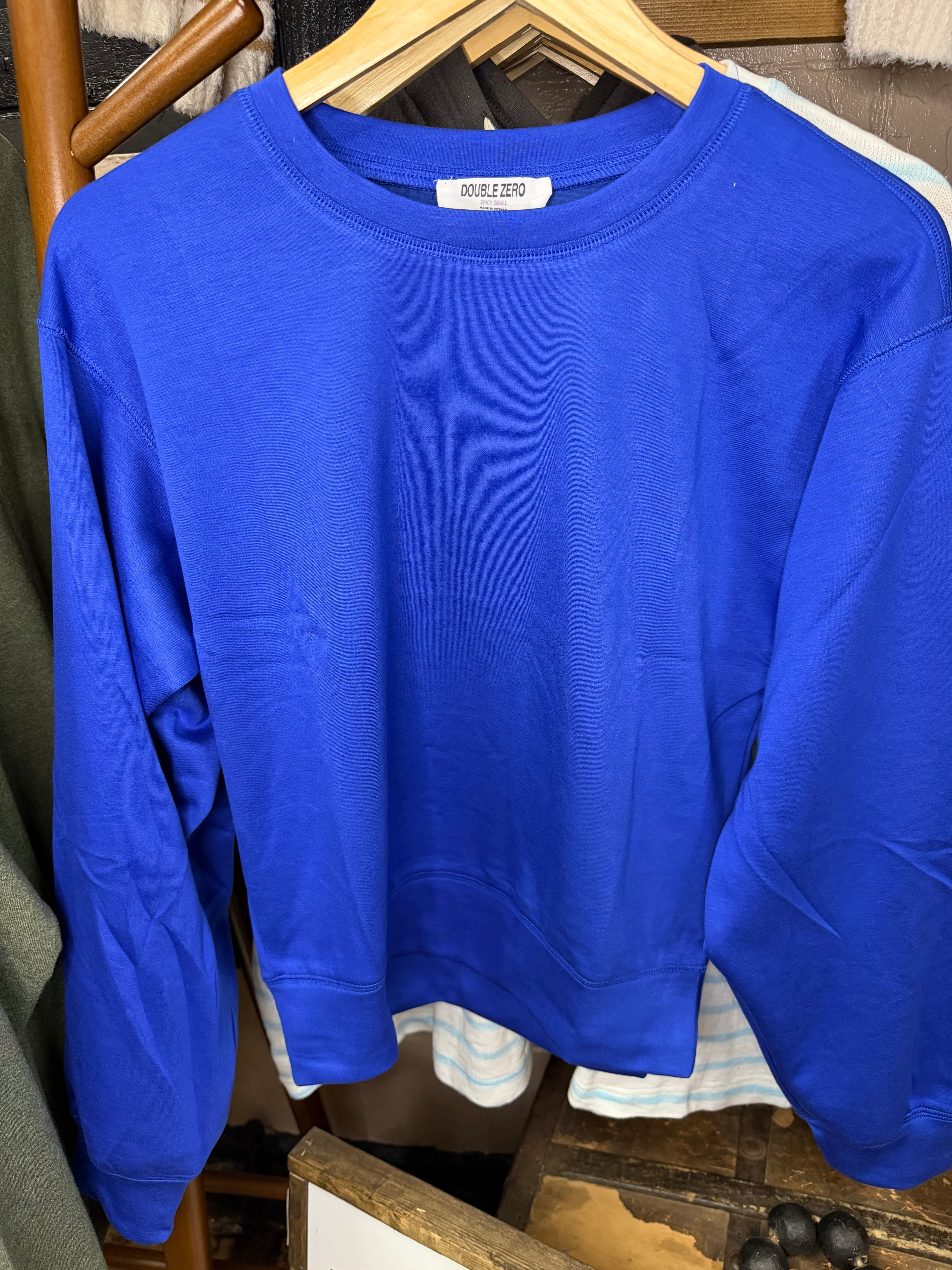 Cobalt Blue Sweatshirt