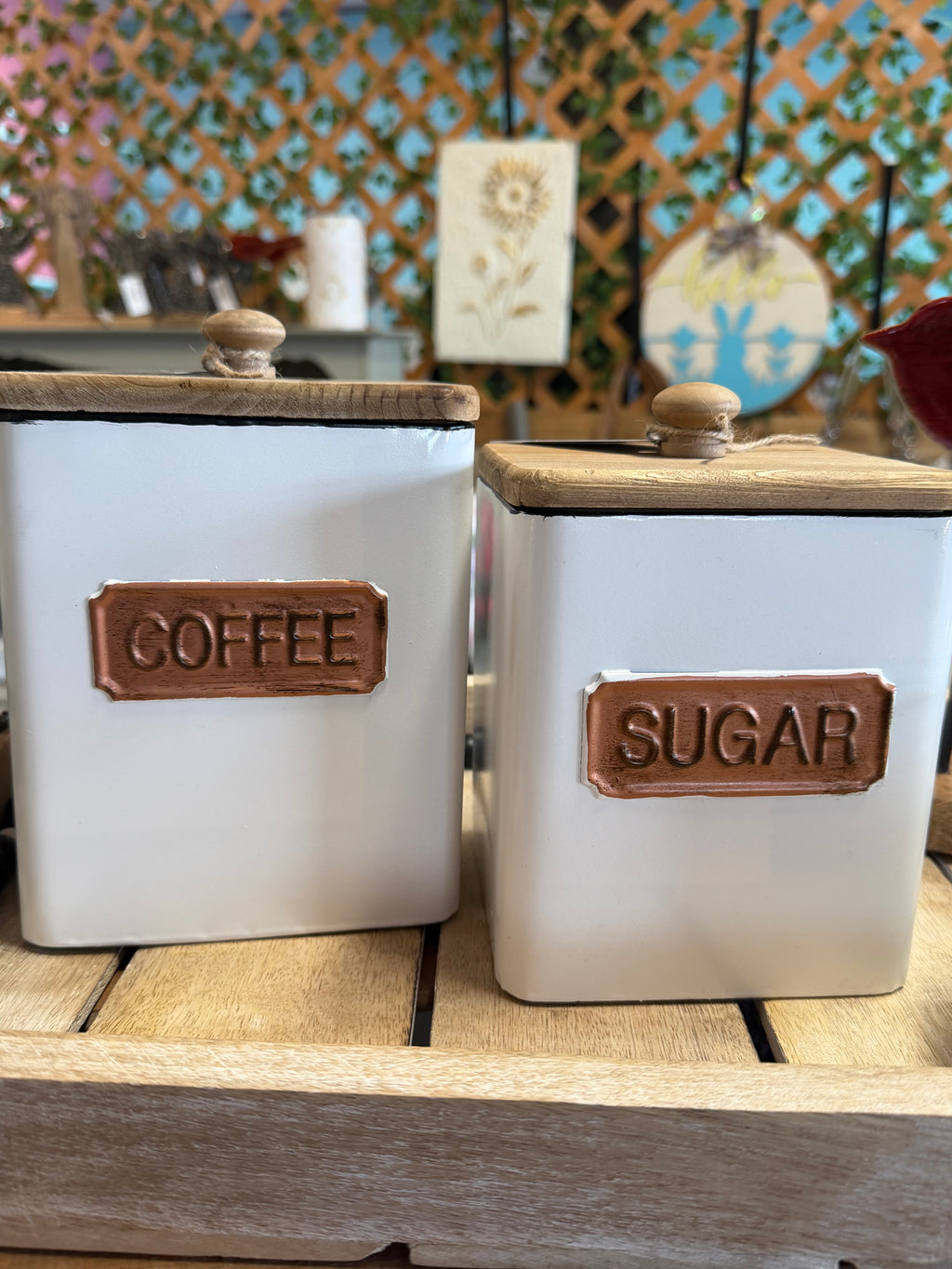 Copper/ Sugar Canisters