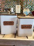 Copper/ Sugar Canisters