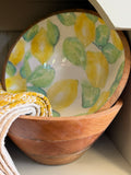 Lemon Mango Wood Bowl