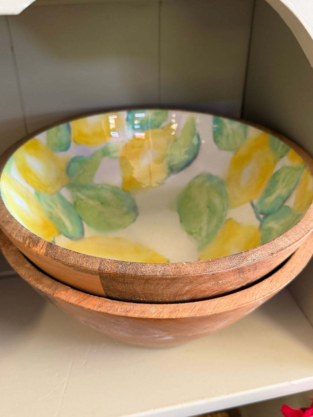 Lemon Mango Wood Bowl