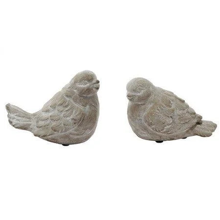 Sparrow Cement Bird Accents